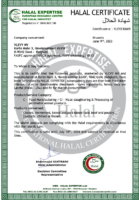 Minster Vlevy Halal certificate