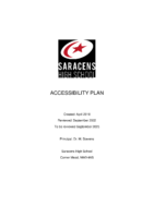 Accessibility Plan October 2022