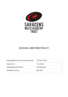 School Uniform Policy May 2024 SMAT