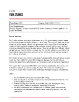 Film Studies