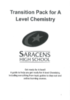 A Level Chemistry Summer Transition Work