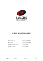 Cyber Security Policy 2026